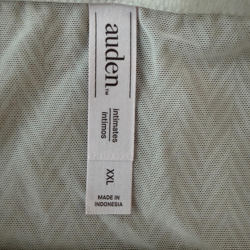 Auden white lace underwear with scalloped edges Size XXL - Picture 4 of 5